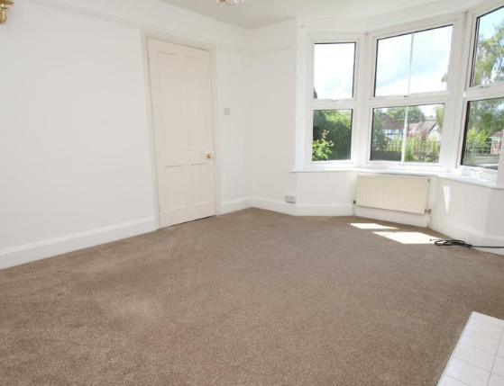 Room with window and door